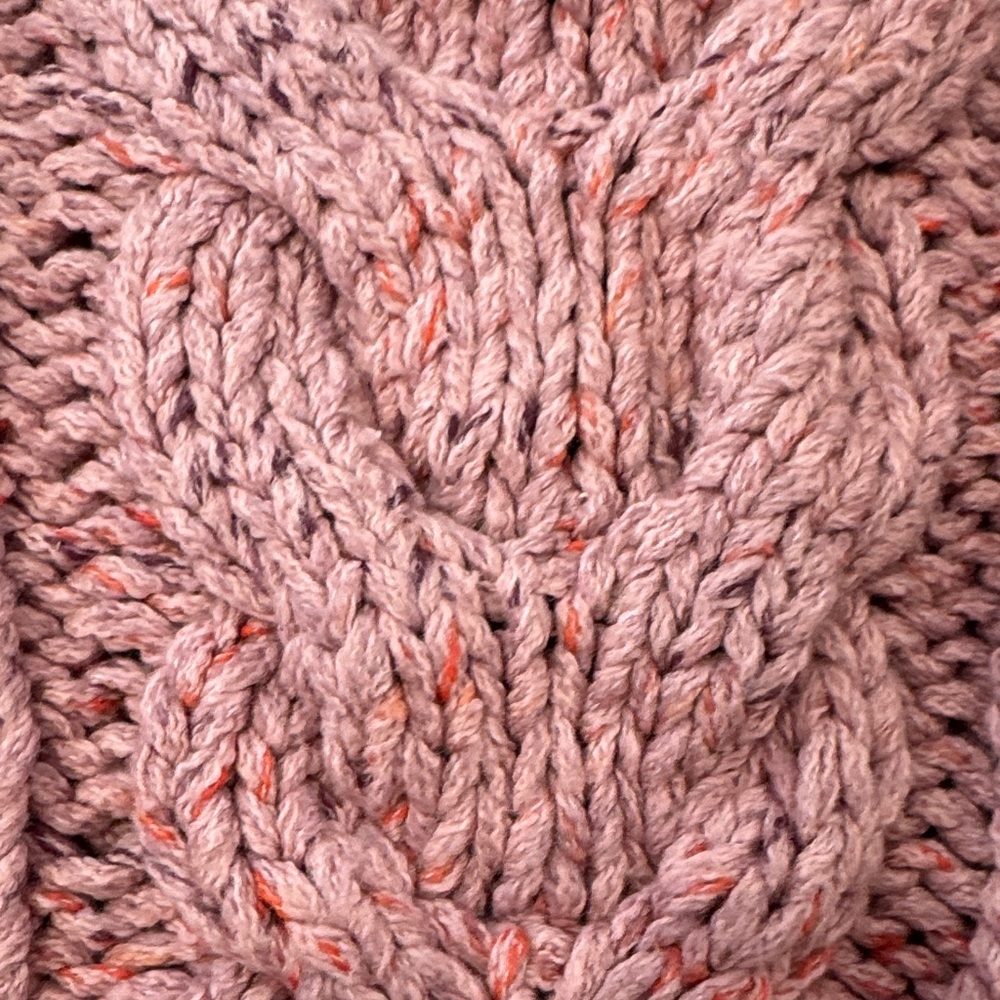 Free People Pink Cable Knit Sweater - Picture 4 of 5